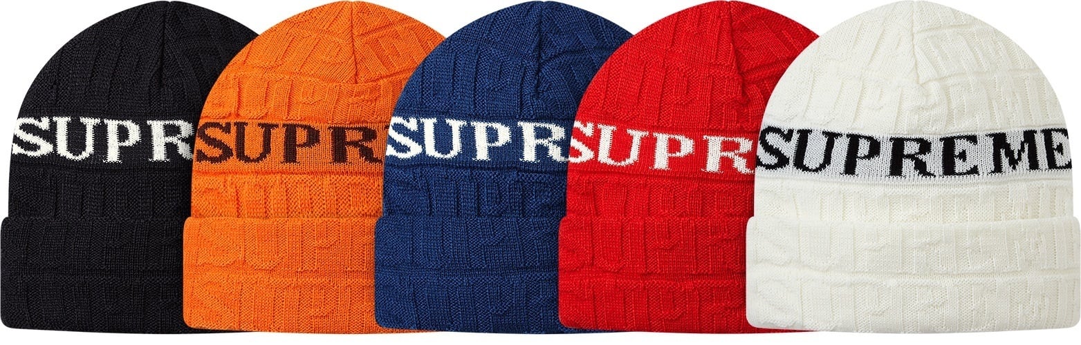 Jacquard Logo Beanie